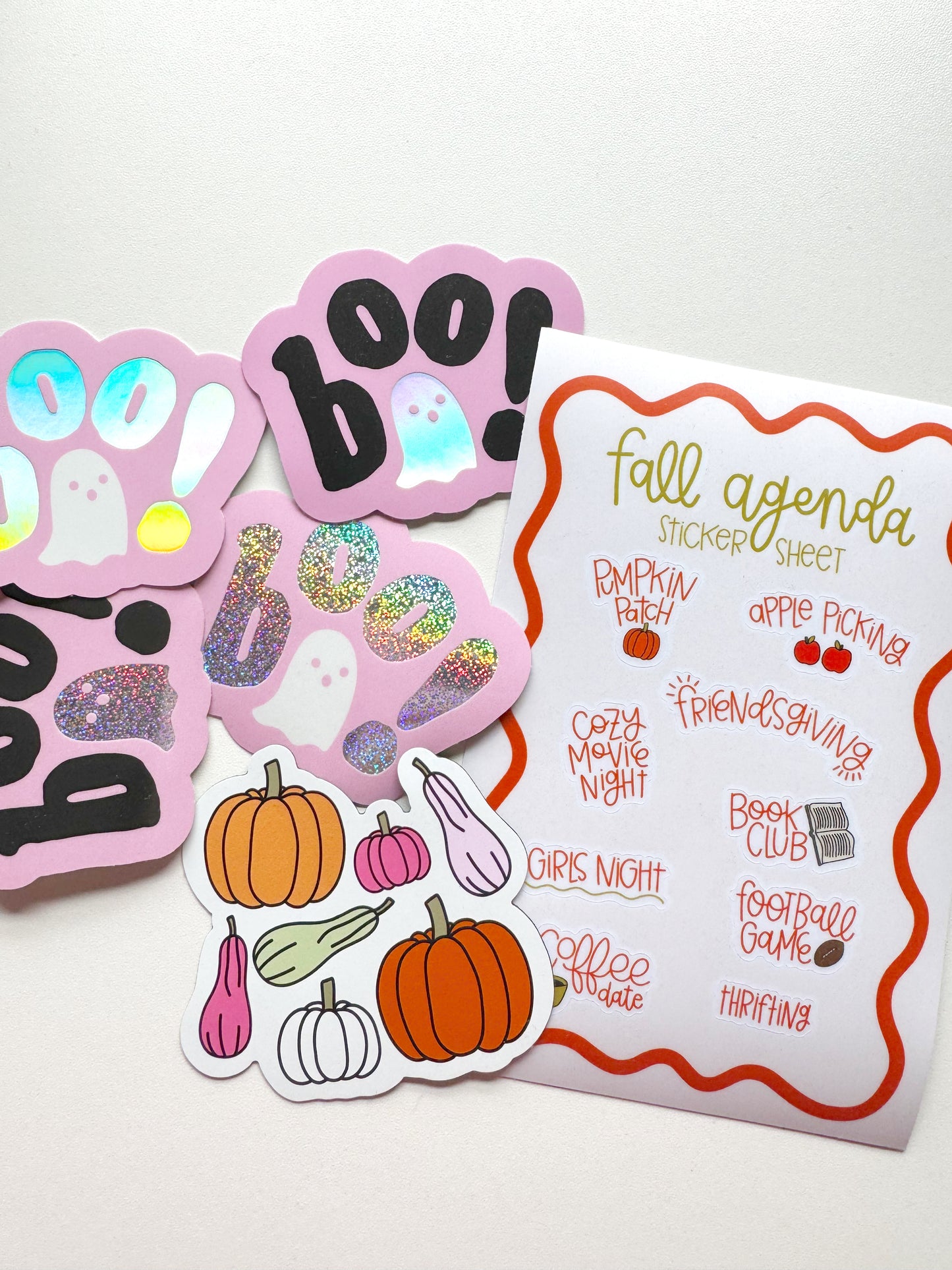 Fall Agenda Sticker Sheet