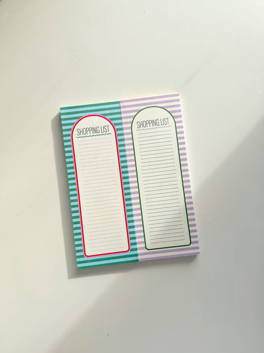 Shopping List Notepad