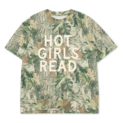 PREORDER! Camo Hot Girls Read Short Sleeve Tee