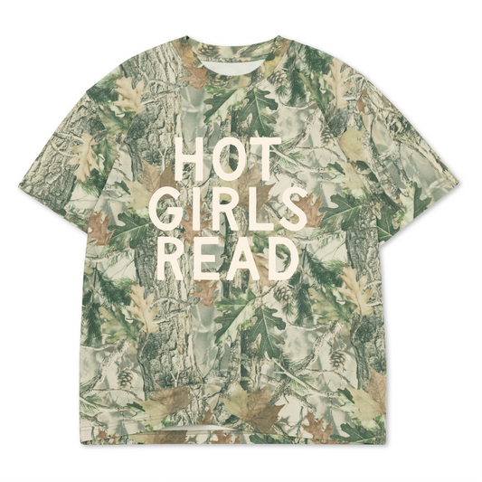 PREORDER! Camo Hot Girls Read Short Sleeve Tee