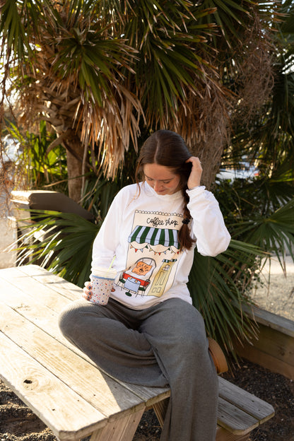 Coffee Shop Long Sleeve Tee