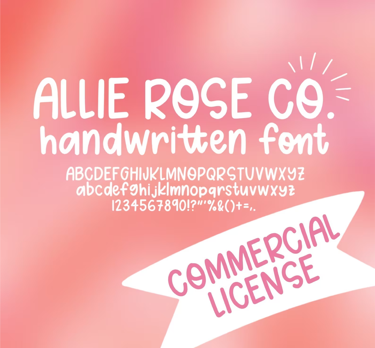 ARC Font - Commercial / Personal Use